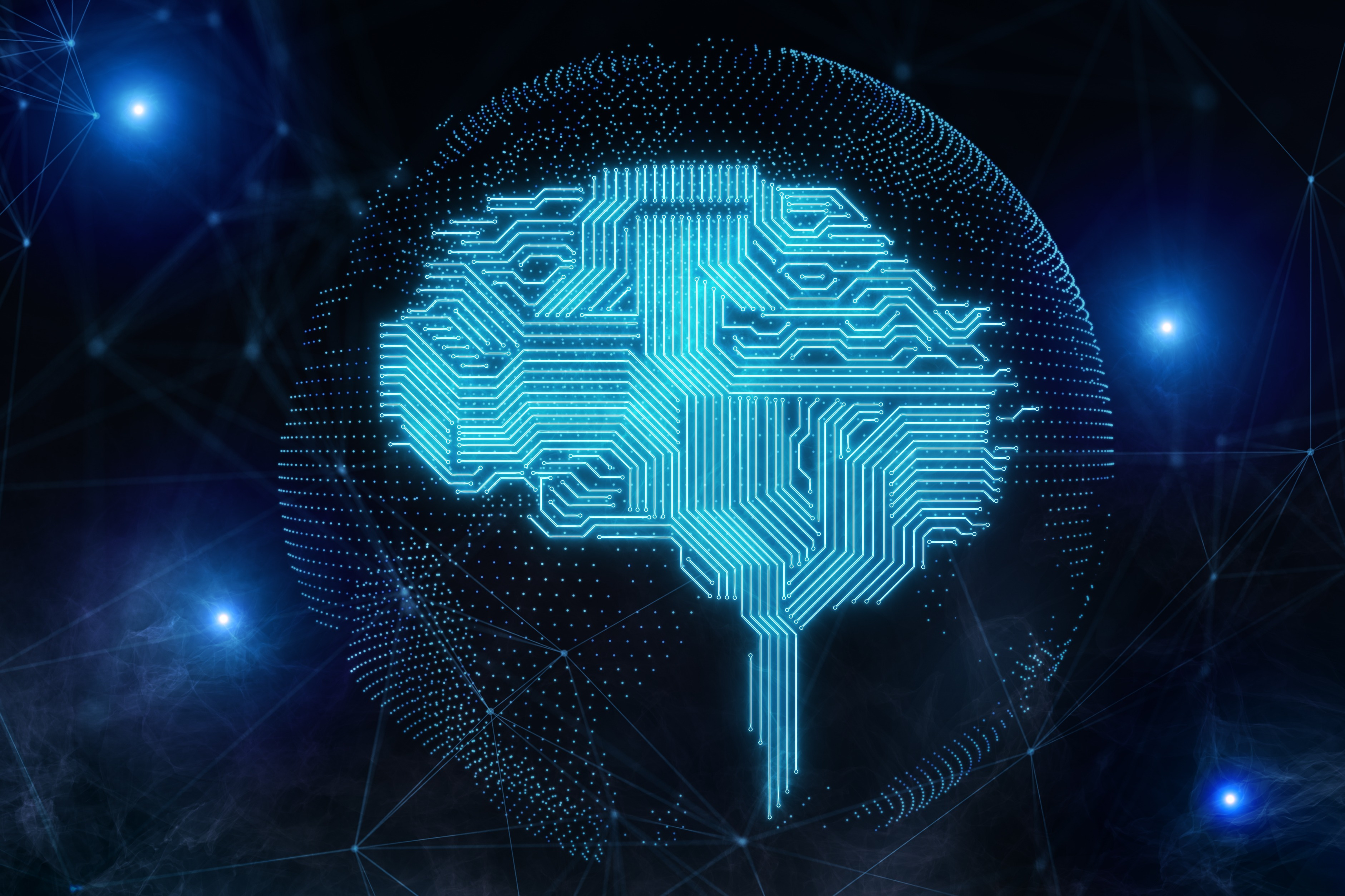 digitales menschliches Gehirn; Detektivbüro aus Wuppertal, Detektiv-Team aus Wuppertal, IT-Forensik in Wuppertal, IT-Experte in Wuppertal